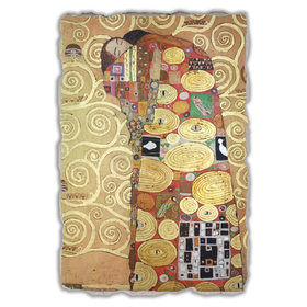Affresco Gustav Klimt "L'Abbraccio"