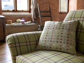 MOON, Dales Lime Lilac Fabric, From £74 Per Metre (2)