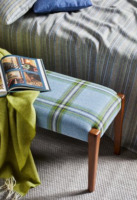 MOON, Vibrance Blue Green Fabric, From £74 Per Metre (2)