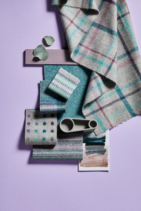 MOON, Vibrance Heather Fabric, From £74 Per Metre