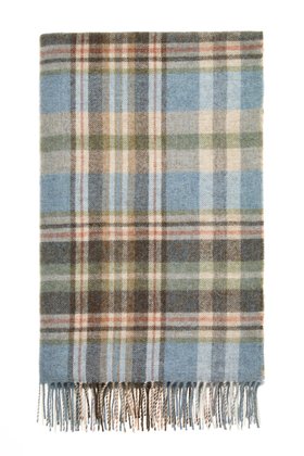 MOON, Glen Coe Aqua Pure Wool Throw, £95