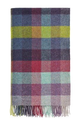 MOON, Harlequin Moorland Pure Wool Throw, £95