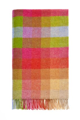 MOON, Harlequin Sunshine Pure Wool Throw, £95