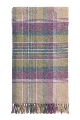 MOON, Kintyre Heather Pure Wool Throw, £95
