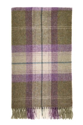 MOON, Skye Heather Pure Wool Throw, £95