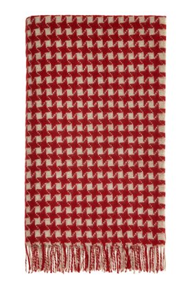 MOON, Star Red Pure Wool Throw, £95