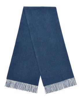 MOON, Teal Plain Merino Scarf, £70