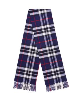 MOON, Navy Thompson Merino Wide Scarf, £55