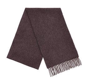 MOON, Mocha Plain Merino Scarf, £35