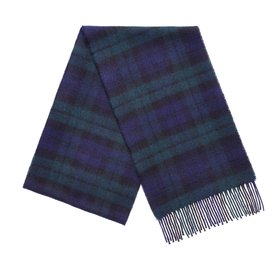 MOON, Black Watch Scarf, £35