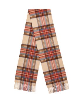 MOON, Antique Dress Stewart Merino Wide Scarf, £55