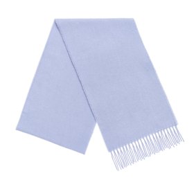 MOON, Baby Blue Plain Merino Scarf, £35
