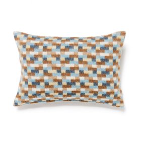 MOON, Bricks Blue Camel Cushion, £75
