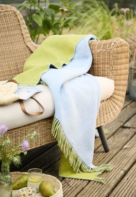 MOON, Double Face Sky Apple Pure Wool Throw, £125 (4)