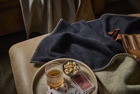 John Smedley X MOON, Double Face Throw In Merino Wool, £175 (1)
