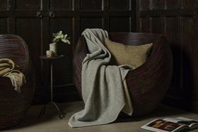 John Smedley X MOON, Double Face Throw In Merino Wool, £175 (2)