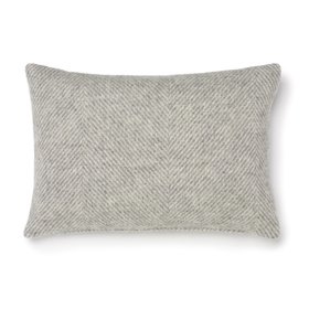 John Smedley X MOON, Statement Herringbone Cushion In British Lambswool, £80 (3)