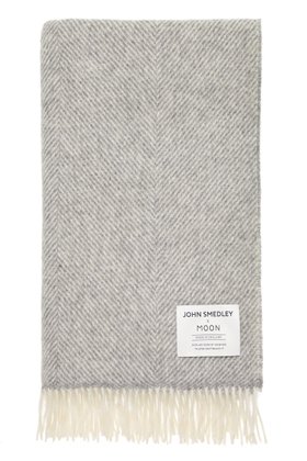 John Smedley X MOON, Statement Herringbone Throw In British Lambswool, £115 (1)