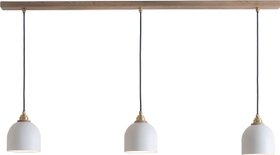 Tom Raffield Bue   Linear Trio Light Long £545