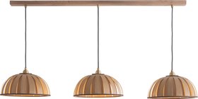 Tom Raffield Kompas Small   Linear Trio Light Long £795