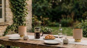 Tom Raffield, Kana Portable Table Light in Oak