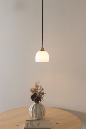 Tom Raffield Glass Bue Pendant