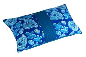 "BOTEH" BLUE SILK CUSHION