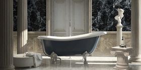 Vasca In Resina Blu Freestanding Stile Classico - Fregona
