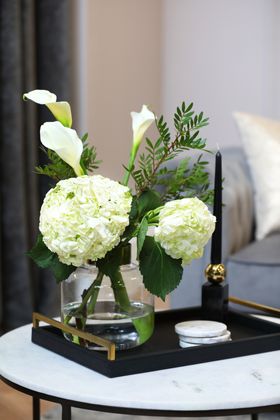 Coffee Table Styling - Designer Living Room - Portrait