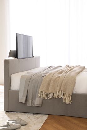 Langham Bed - A Smart Home Bedroom - Portrait