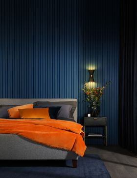 Caro Bed - A Cool Autumn Bedroom - Portrait