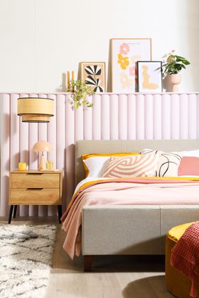 Caro Bed - Pastel Pop Bedroom - Portrait