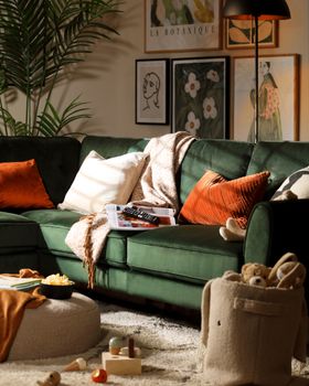 Harlow Sofa - Family Living Room - Detail