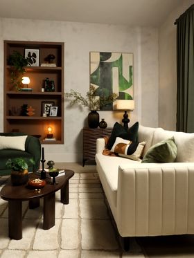 Lana Sofa - Retro Autumn - Portrait Side On