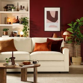 Arden Sofa - Autumn Burgundy - Square