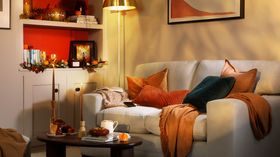 Manhattan Sofa - Autumn Reading Nook - Landscape