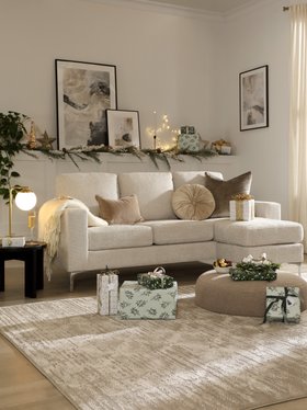 Christmas 2025 - Baltimore Ivory Chenille Sofa - Main Portrait
