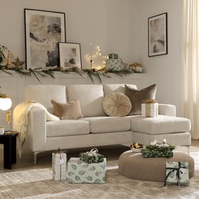 Christmas 2025 - Baltimore Ivory Chenille Sofa - Square 1