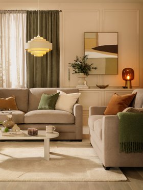 Arden Sofa - Latte Living AW - Portrait