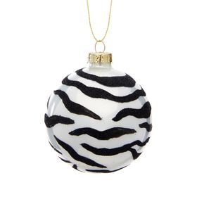 Luxe Zebra Print Bauble