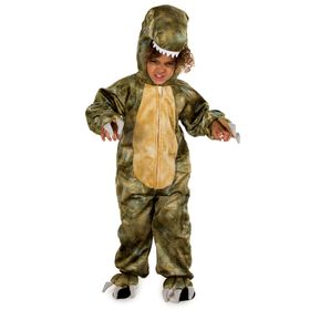 T-rex Dinosaur Costume - Natural History Museum - 7-9yrs with padded hood for safer play