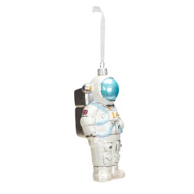 Astronaut Glass Christmas Tree Decoration