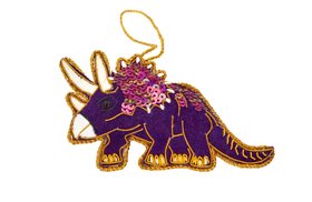 Triceratops Embroidered Decoration