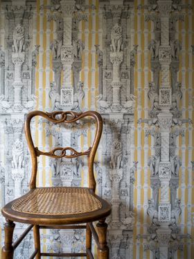 DIVINE SAVAGES X NHM HIERARCHY 'Mustard' WALLPAPER