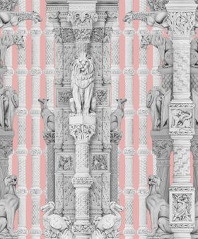 DIVINE SAVAGES X NHM HIERARCHY 'Blush' WALLPAPER