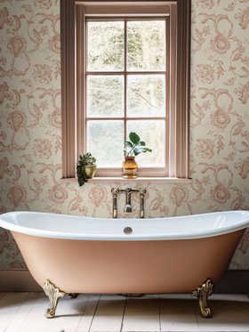 DIVINE SAVAGES OPHELIA'S TIDE 'SHRIMP' WALLPAPER LIFESTYLE 4