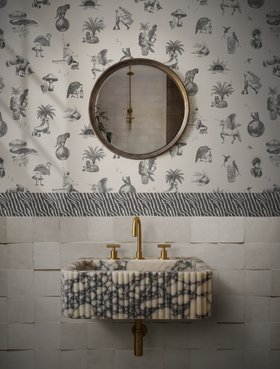 DIVINE SAVAGES X PIKES IBIZA 'CLUB TROPIKANA' in 'DISCO NOIR' & 'STALLION' BORDER in 'NOIR'