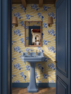 DIVINE SAVAGES X PIKES IBIZA 'SUNSET DREAMS' in 'LIMONCELLO' WALLPAPER