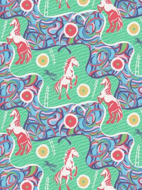 DIVINE SAVAGES X PIKES IBIZA 'STALLION RHAPSODY' WALLPAPER