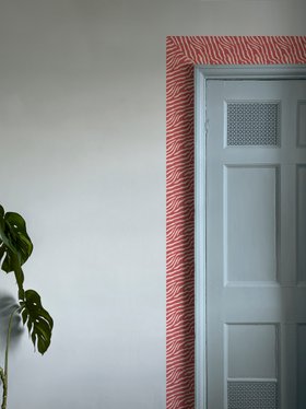 Divine Savages Stallion Wallpaper Border 'Cherry'